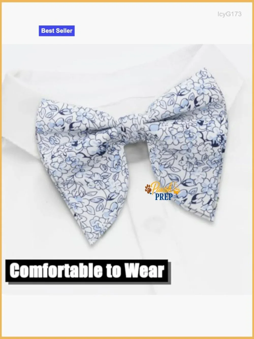 Oversized Pre-Tied Cotton Bow Tie Floral Pattern Wedding Party Casual